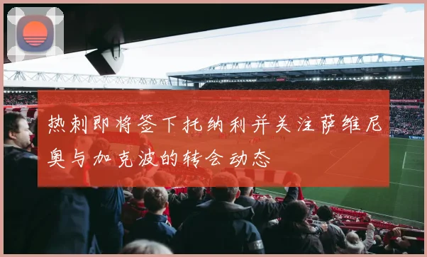 热刺即将签下托纳利并关注萨维尼奥与加克波的转会动态